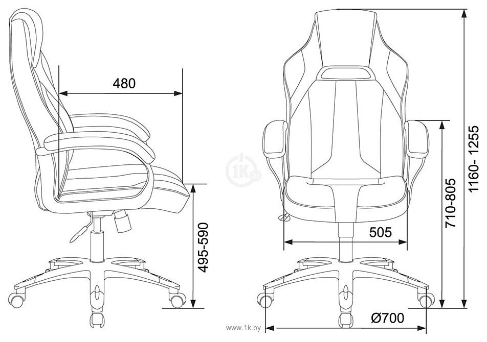 Фотографии Бюрократ Viking 2 Aero (черный)