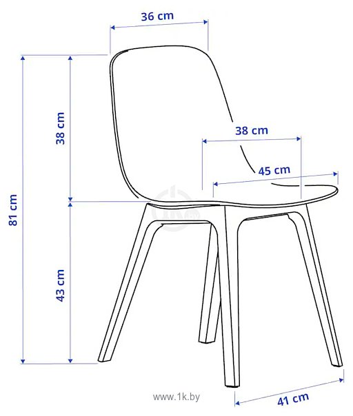 Фотографии Ikea Одгер 704.374.56 (зеленый)