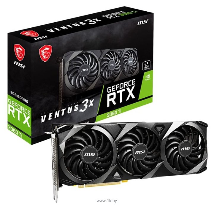 Фотографии MSI GeForce RTX 3060 Ti Ventus 3X 8G LHR 