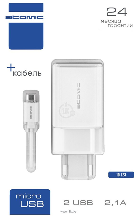 Фотографии Atomic U400 microUSB (белый)