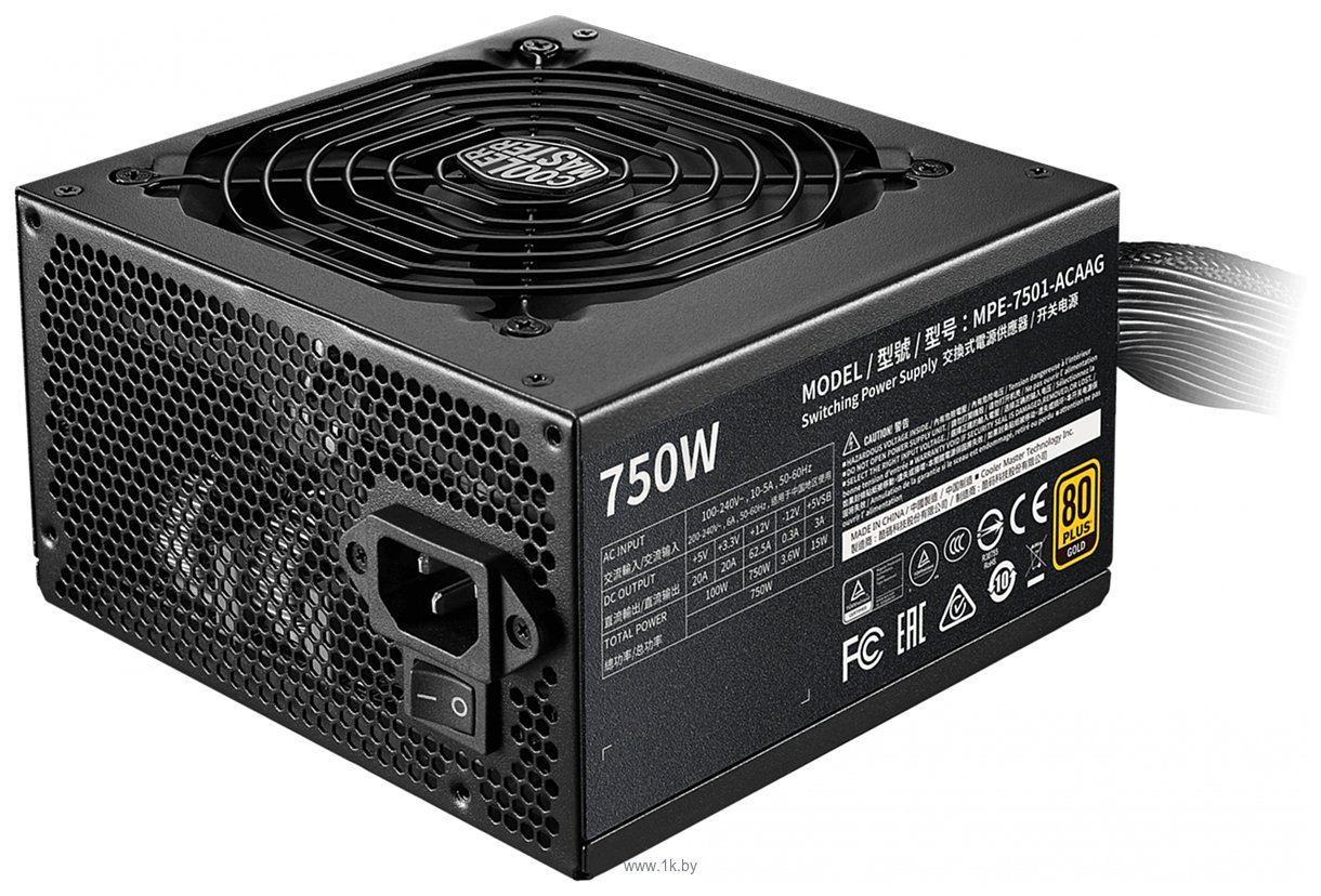 Фотографии Cooler Master MWE Gold 750 V2 750W (MPE-7501-ACAAG)