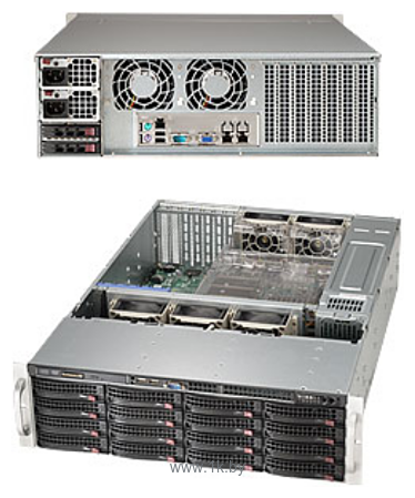 Фотографии Supermicro SuperChassis CSE-836BE1C-R1K23B 1200W/1000W