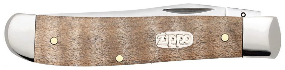 Фотографии Zippo Natural Curly Maple Wood Mini Trapper + Zippo 207