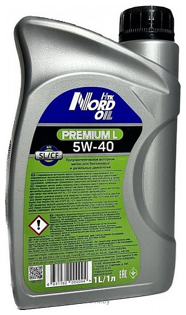 Фотографии Nord Oil Premium L 5W-40 SL/CF 1л