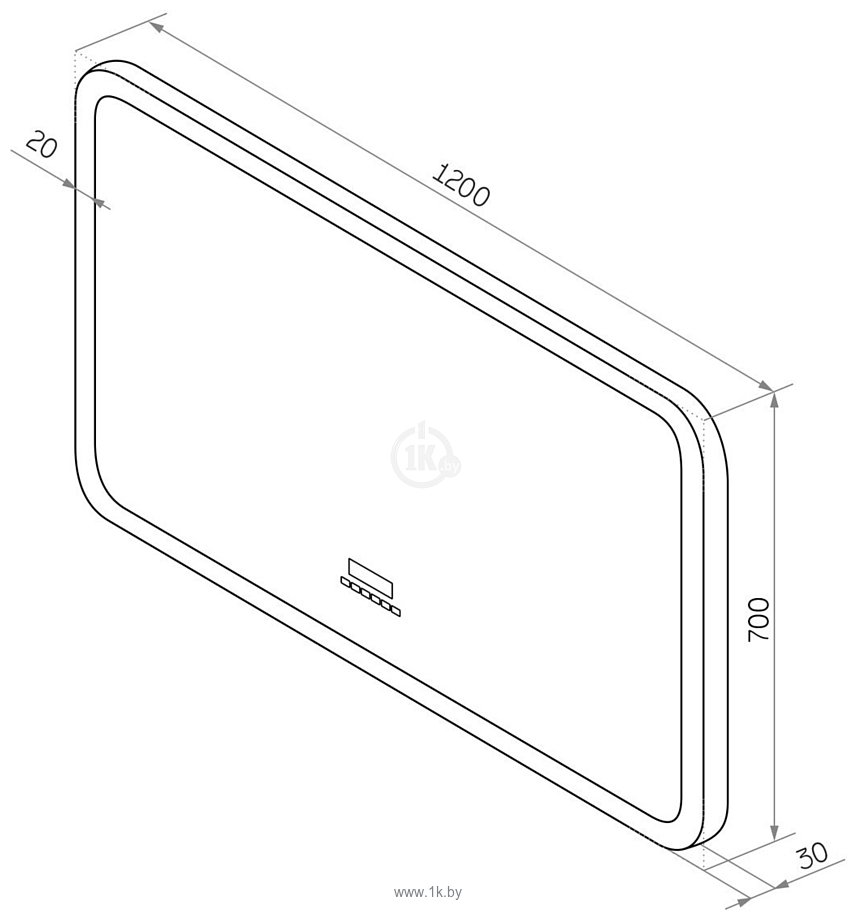 Фотографии Континент  Demure Led 120x80 (линза, подогрев)