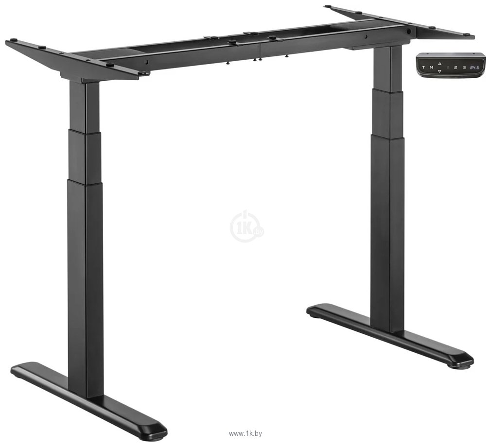 Фотографии ErgoSmart Ergo Desk Prime 1200x650x18 мм (дуб темно-коричневый/черный)