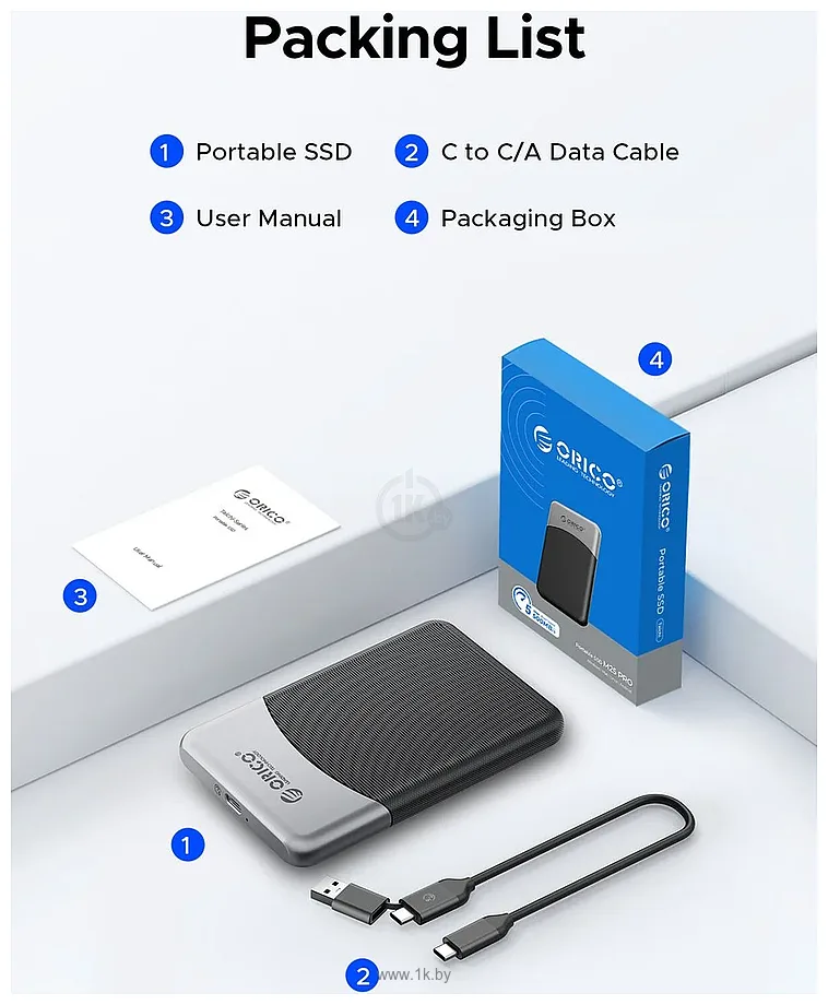 Фотографии Orico M25 Pro 512GB Фотографии Orico M25 Pro 512GB