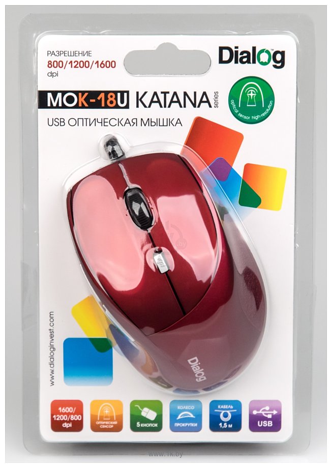 Фотографии Dialog MOK-18U Red Dialog USB