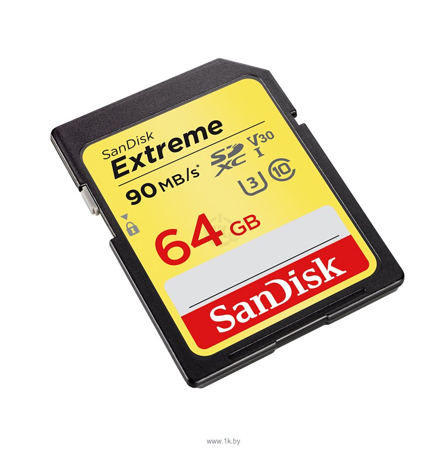 Фотографии Sandisk Extreme V30 SDXC 64GB (SDSDXVE-064G-GNCIN)