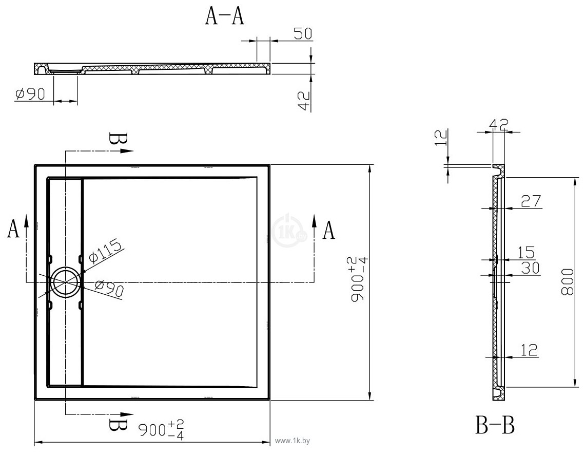 Фотографии Vincea VST-2SR39090B 90x90