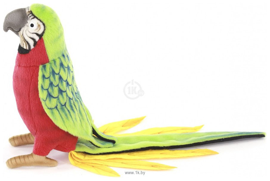 Фотографии Hansa Сreation Попугай ара зеленокрылый 3326 (37 см)
