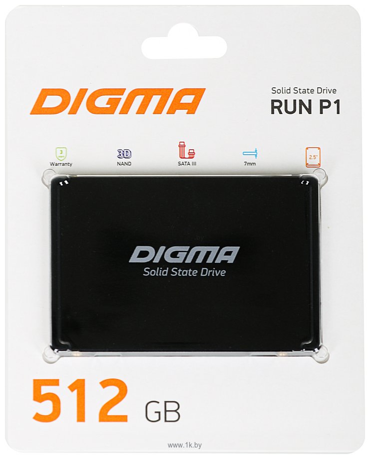 Фотографии Digma Run P1 512GB DGSR2512GP13T