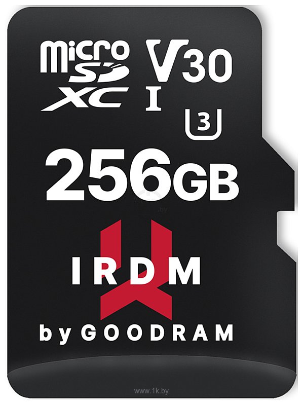 Фотографии GOODRAM IRDM microSDXC IR-M3AA-2560R12 256GB (с адаптером)