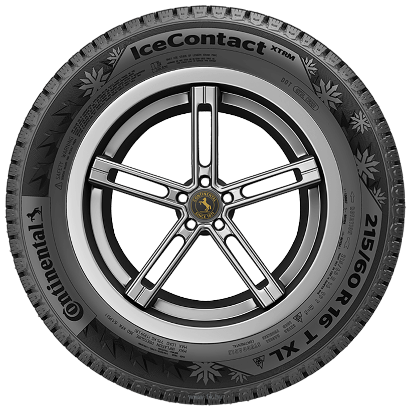 Фотографии Continental IceContact XTRM 185/60 R15 88T (под шип)