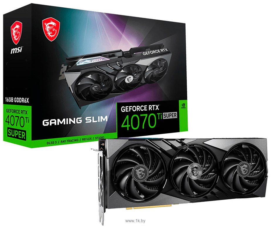 Фотографии MSI GeForce RTX 4070 Ti Super 16G Gaming Slim