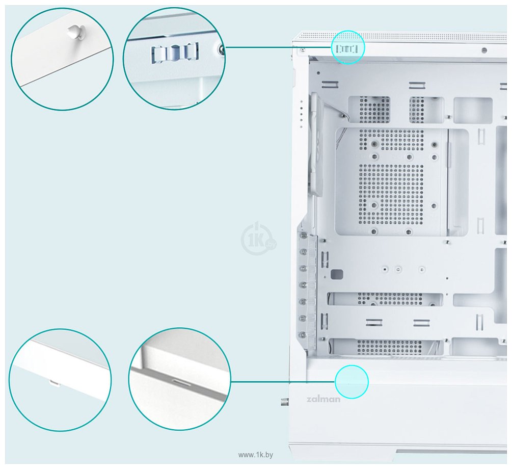 Фотографии Zalman P50 DS (белый)