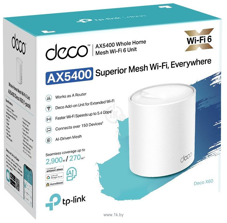 Фотографии TP-LINK Deco X60 V3.2 (1 шт.)