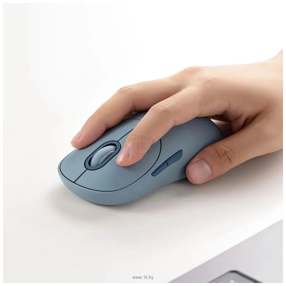 Фотографии Xiaomi Wireless Mouse 3 XMWXSB03YM blue, международная версия