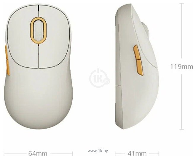 Фотографии Xiaomi Wireless Mouse 3 XMWXSB03YM blue, международная версия