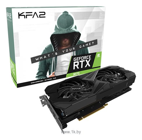 Фотографии KFA2 GeForce RTX 3070 8192MB EX (37NSL6MD1TBK)