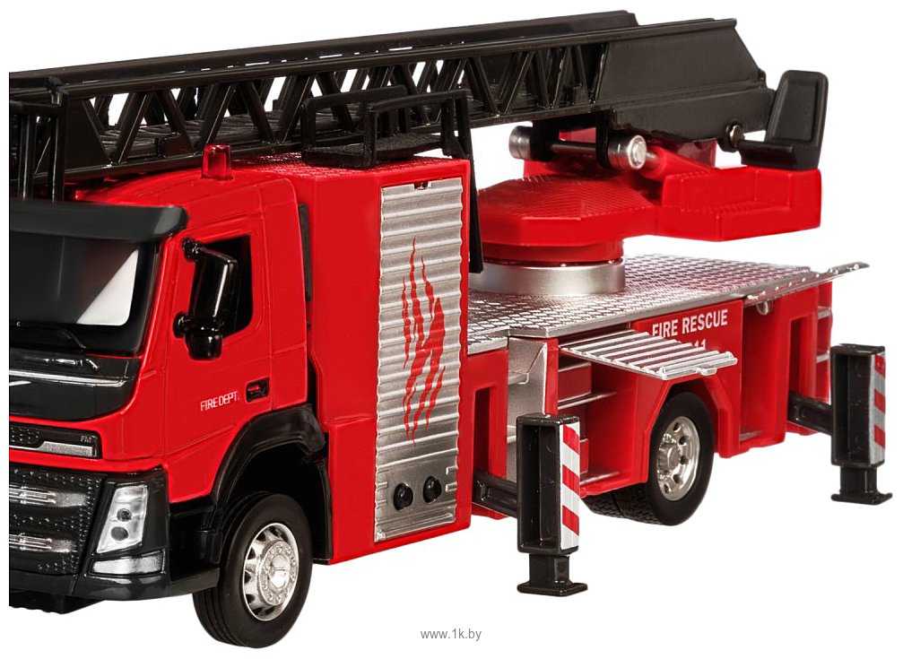 Фотографии Автопанорама Volvo Пожарная машина JB1251185 (красный)