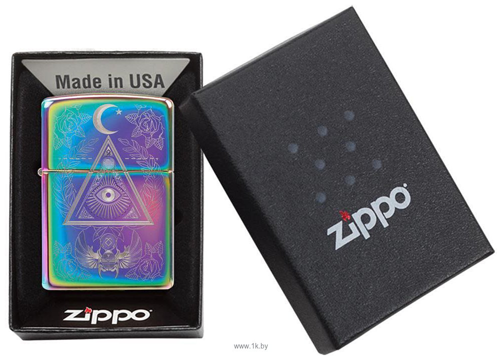 Фотографии Zippo Multi Color Eye of Providence Design 49061