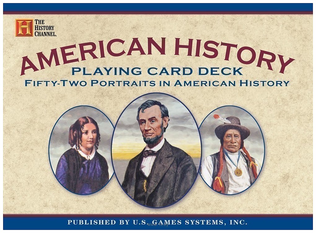 Фотографии US Games Systems American History Playing Card Deck AMH55