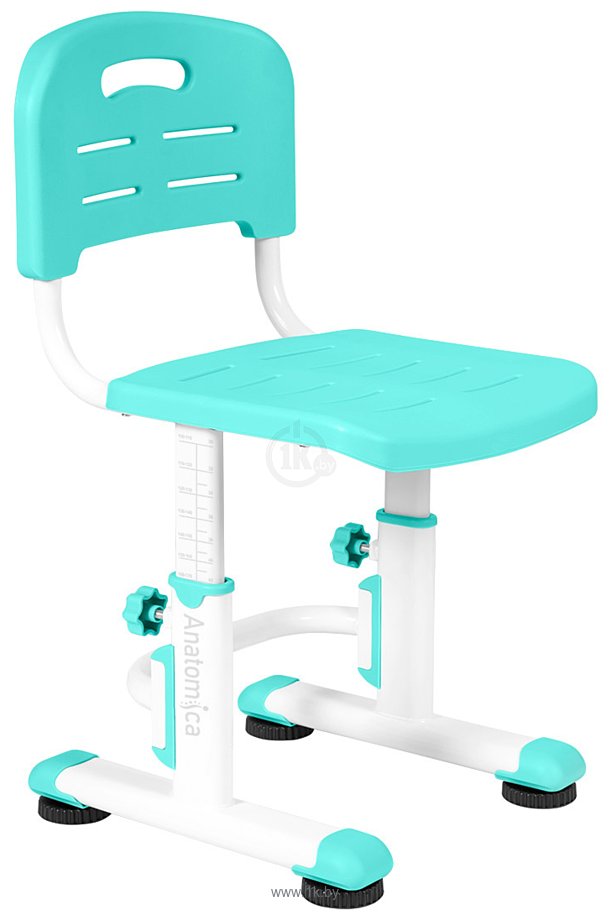 Фотографии Anatomica Legare + стул + надстройка + выдвижной ящик + светильник L4 (белый/зеленый)