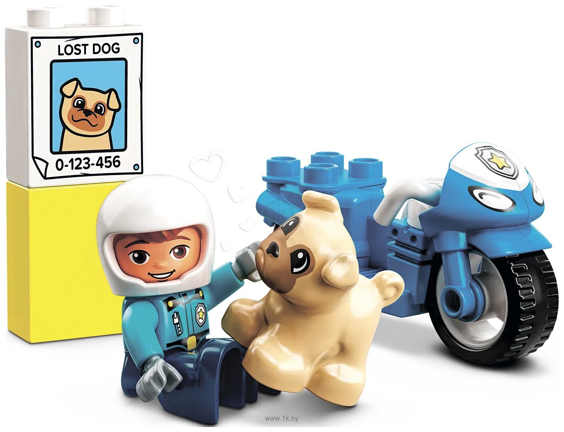 Фотографии LEGO Duplo 10967 Полицейский мотоцикл