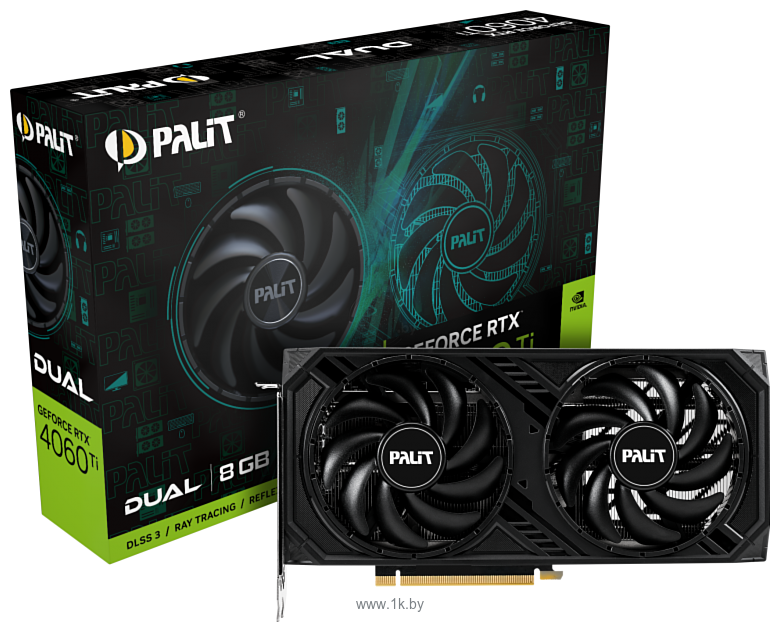 Фотографии Palit GeForce RTX 4060 Ti Dual 8GB GDDR6 (NE6406T019P1-1060D)