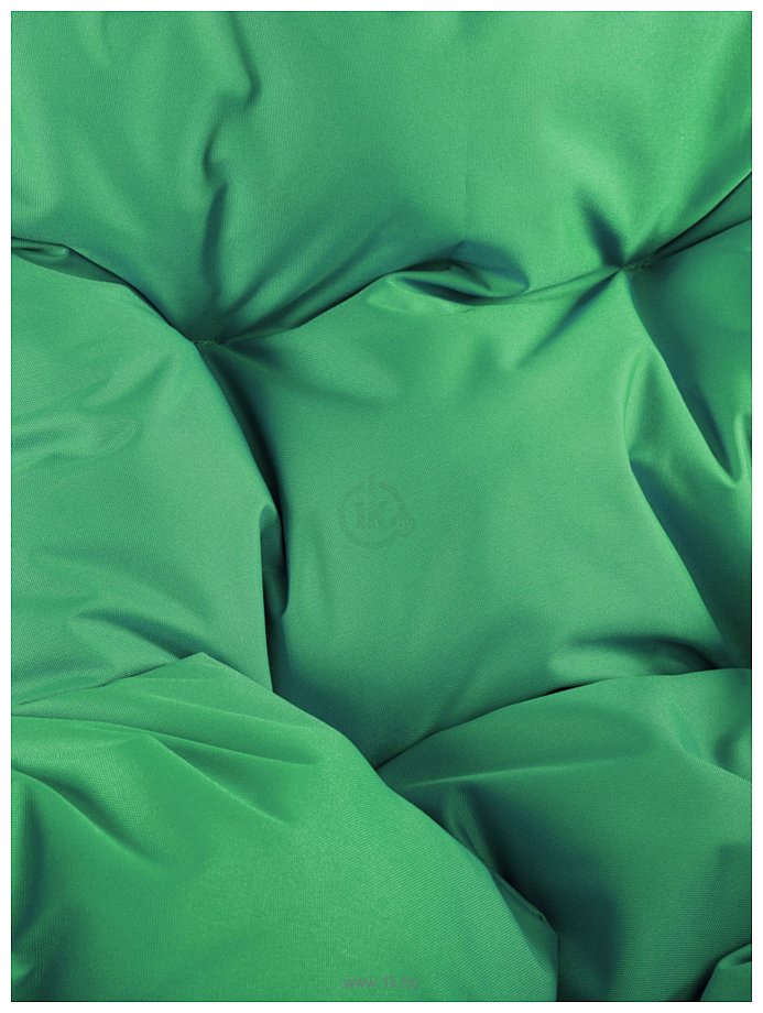 Фотографии M-Group Капля Лори 11530204 (коричневый ротанг/зеленая подушка)