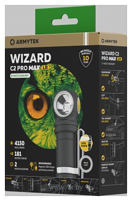 Фотографии Armytek Wizard C2 Pro MAX Magnet USB LR (белый)