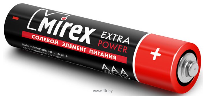 Фотографии Mirex Extra Power AAA 4 шт. (ER03-S4)