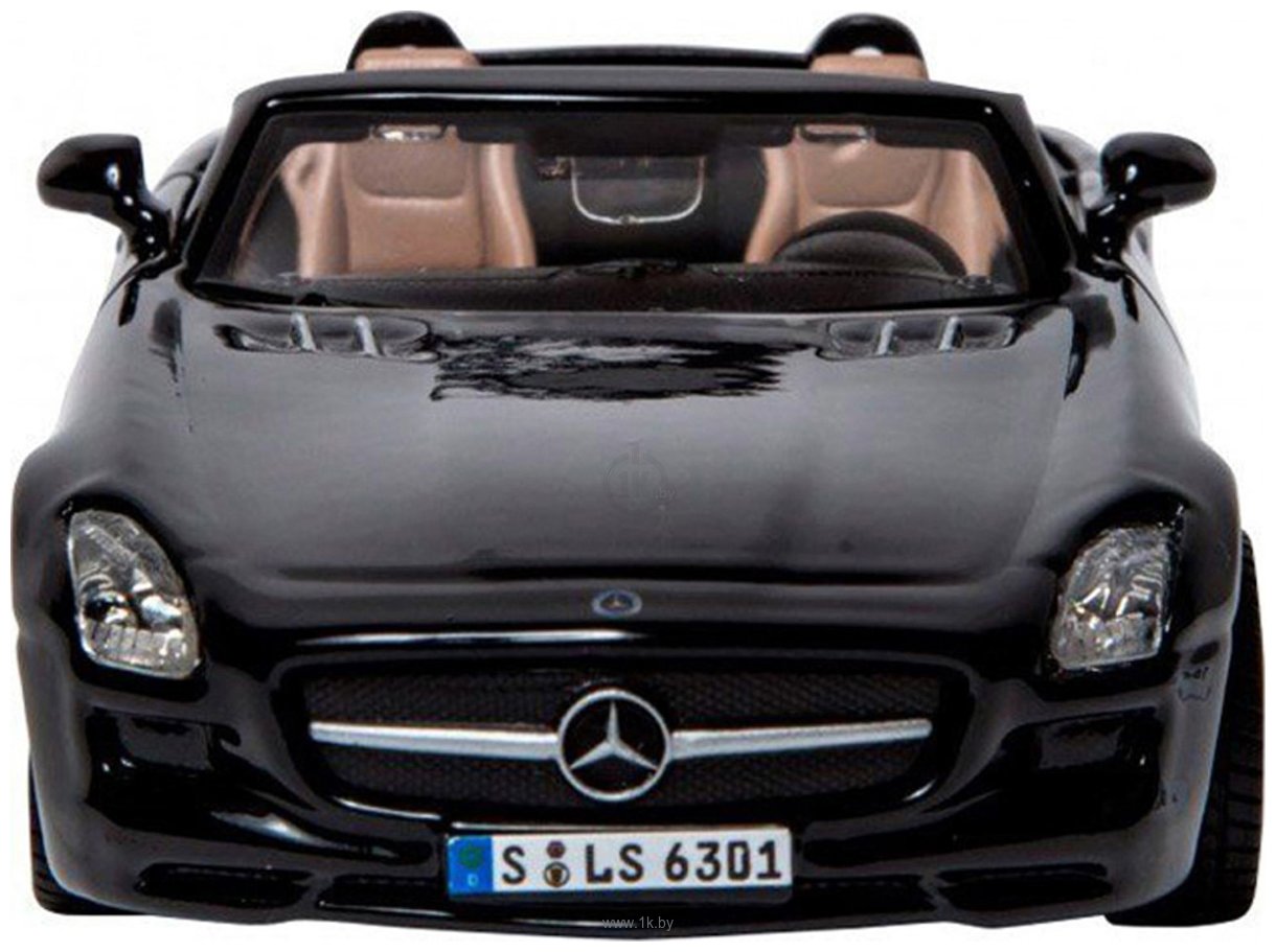 Фотографии Bburago Mercedes-Benz SLS AMG Cabrio 18-43035 (черный)