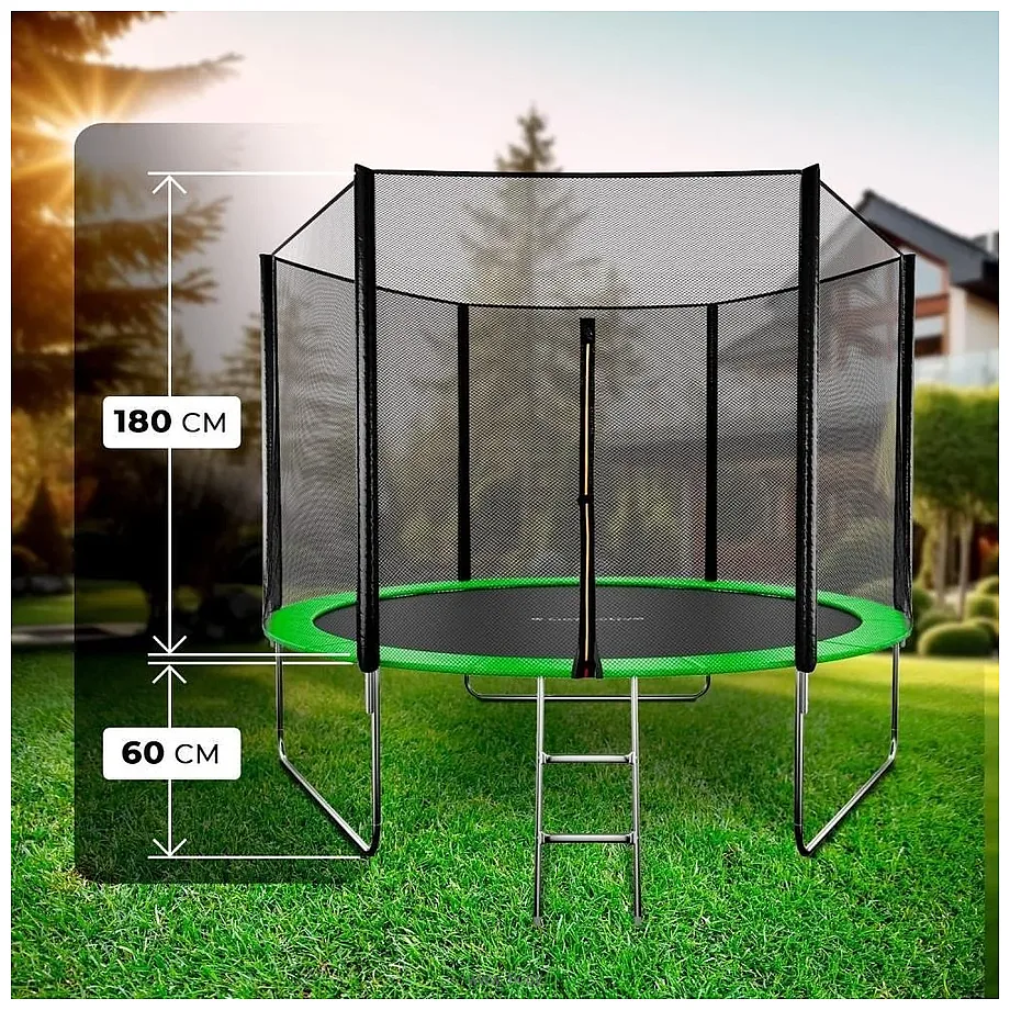 Фотографии GetActive Jump 10FT - 305 см с лестницей, внешней сеткой 