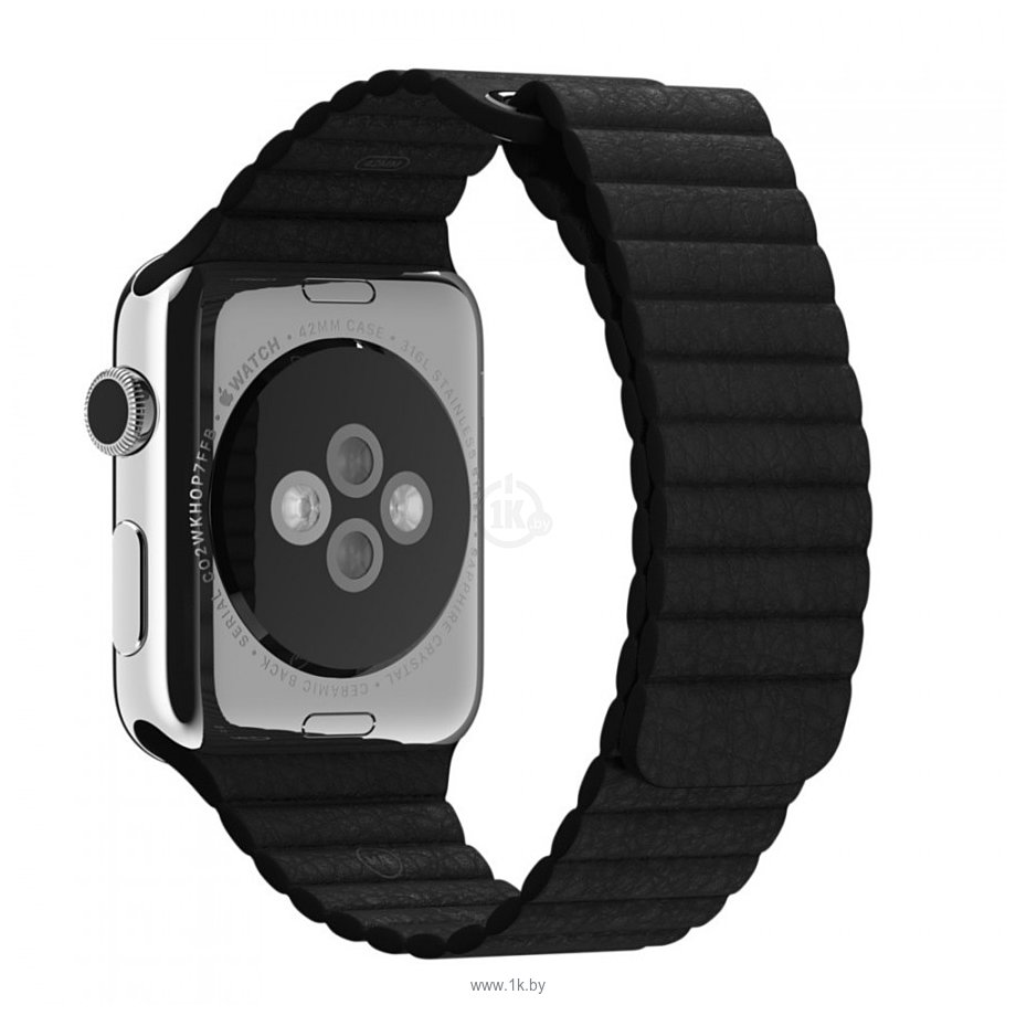 Фотографии Apple Watch 42mm Stainless Steel with Black Loop (L) (MJYP2)