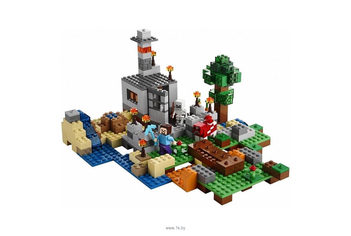 Фотографии Lepin Minecraft 18010 Деревня Майнкрафт аналог Lego 21128