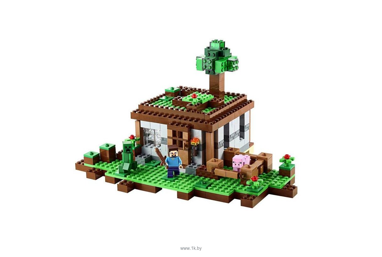 Фотографии Lepin Minecraft 18010 Деревня Майнкрафт аналог Lego 21128