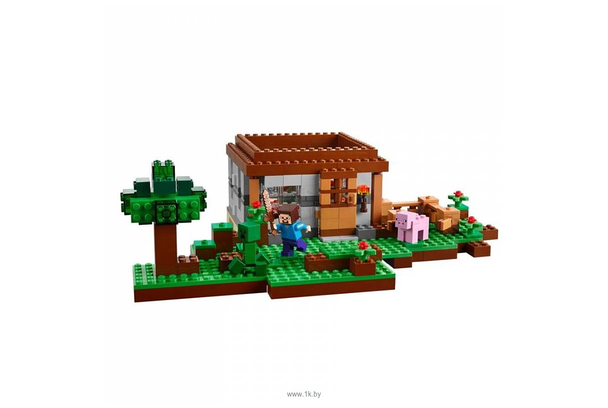 Фотографии Lepin Minecraft 18010 Деревня Майнкрафт аналог Lego 21128