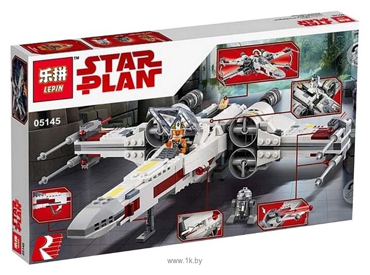 Фотографии Lepin Star Plan 05145 Звёздный истребитель X-wing