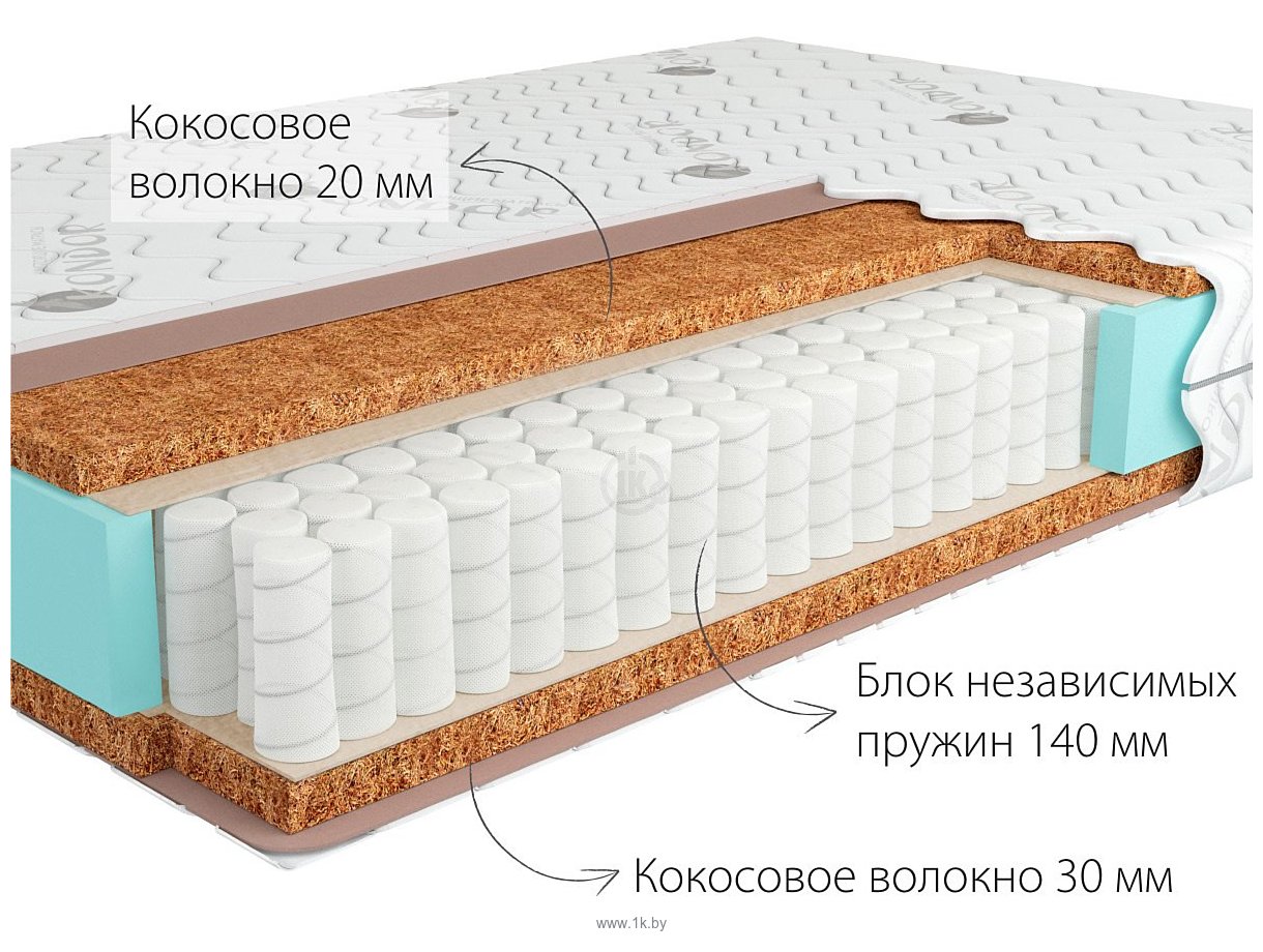 Фотографии Kondor Solid 2 Hard 100x195 (трикотаж)