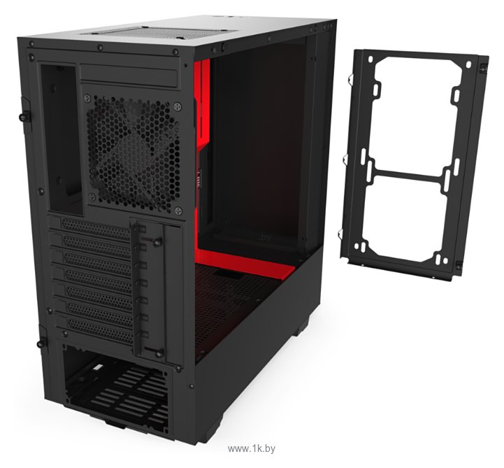 Фотографии NZXT H510 Black/red