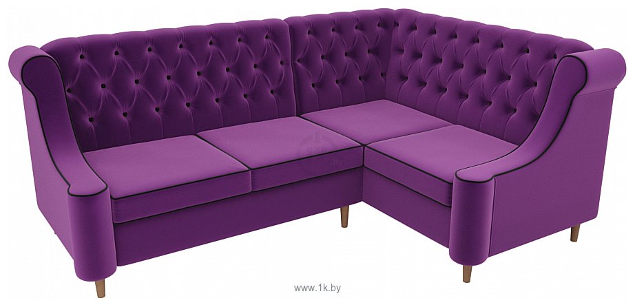 Фотографии Лига диванов Бронкс 104578 (правый, фиолетовый)