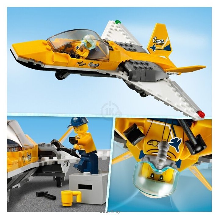 Фотографии LEGO City 60289 Great Vehicles Транспортировка самолёта на авиашоу