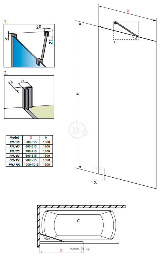 Фотографии Radaway Idea PNJ 70