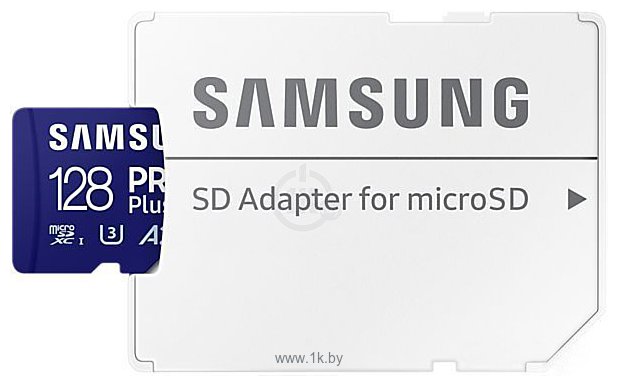 Фотографии Samsung PRO Plus microSDXC 128GB MB-MD128SA/EU (с адаптером)