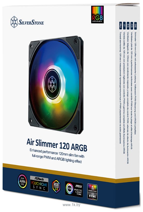 Фотографии SilverStone Air Slimmer 120 ARGB SST-AS120B-ARGB