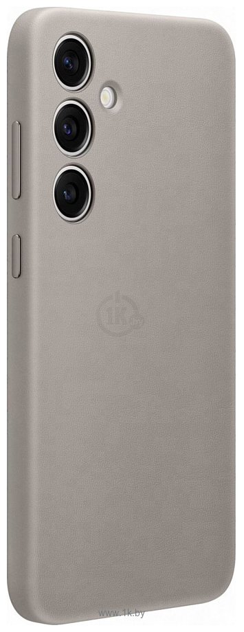 Фотографии Samsung Vegan Leather Case S24+ (серо-коричневый)
