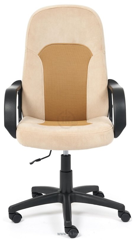 Фотографии TetChair Parma (флок бежевый 7/ткань бронзовый TW-21)