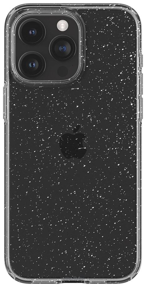 Фотографии Spigen Liquid Crystal Glitter для iPhone 15 Pro ACS06701 (затемненный/прозрачный)